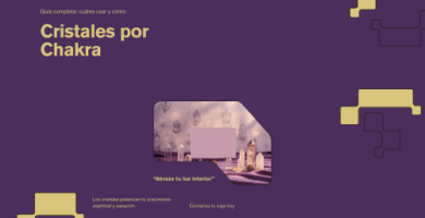 Guía de cristales para meditación organizados por chakra
