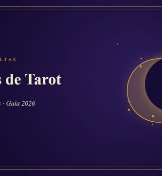 Barajas de Tarot - Para principiantes · Guía 2026
